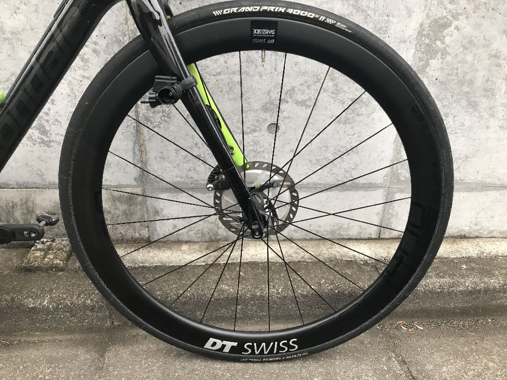 DT Swiss P1800ロードバイク リムブレーキ 前輪700g後輪900g 自転車